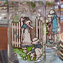 Load image into Gallery viewer, Holly Hobbie Coca Cola Collector Glasses - Set of 6.