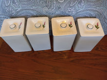 Load image into Gallery viewer, Vintage Royal Sealy Japan Ceramic Canisters, Hand Painted Floral Design