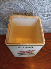 Load image into Gallery viewer, Vintage Royal Sealy Japan Ceramic Canisters, Hand Painted Floral Design
