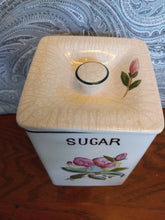 Load image into Gallery viewer, Vintage Royal Sealy Japan Ceramic Canisters, Hand Painted Floral Design
