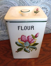 Load image into Gallery viewer, Vintage Royal Sealy Japan Ceramic Canisters, Hand Painted Floral Design