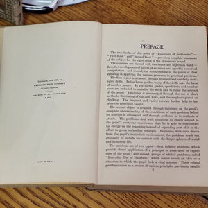Vintage Book - Hamilton's Essentials of Arithmetic, Lower Grades