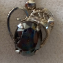 Load image into Gallery viewer, Zeidell&#39;s Black Tourmaline Stone in Heart Shaped Earrings