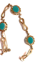 Load image into Gallery viewer, AM CO 14 C.G. Turquoise Color Gemstone Bracelet