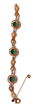 Load image into Gallery viewer, AM CO 14 C.G. Turquoise Color Gemstone Bracelet