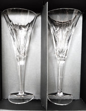 Load image into Gallery viewer, Waterford Crystal The Millennium Collection &quot;Love Toasting Flute Pair&quot; to the Year 2000 #25
