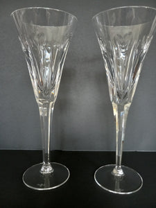 Waterford Crystal The Millennium Collection "Love Toasting Flute Pair" to the Year 2000 #25