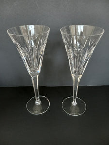 Waterford Crystal The Millennium Collection "Love Toasting Flute Pair" to the Year 2000 #25