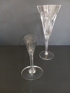 Waterford Crystal The Millennium Collection "Love Toasting Flute Pair" to the Year 2000 #25