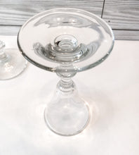 Load image into Gallery viewer, Set of 7 Vintage Cordial Cone Shaped Glasses with Stylized Stems - Mid-Century Style Glassware for Elegant Entertaining