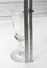 Load image into Gallery viewer, Set of 3 Vintage Mini Clear Cordial/Shot Glasses
