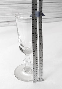 Set of 3 Vintage Mini Clear Cordial/Shot Glasses