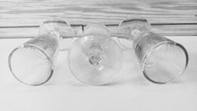 Load image into Gallery viewer, Set of 3 Vintage Mini Clear Cordial/Shot Glasses