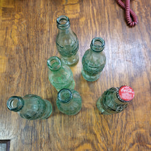 Load image into Gallery viewer, Vintage 50/60&#39; 6oz Coke bottles from 6 different Bottling Locations