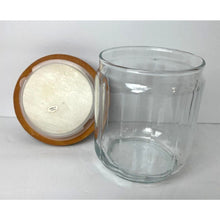 Load image into Gallery viewer, Fruit Basket Cannister Ribbed Glass Container Jar with Fruit Design Lid