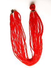 Load image into Gallery viewer, Vintage Coral Red 16 Strand Necklace/Choker