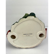 Load image into Gallery viewer, Mark O&#39;Well Hand Painted Angel in Green Robe Playing Tambourine