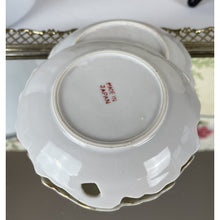 Load image into Gallery viewer, Vintage Floral Trinket Dishes-Set of 2, Leaf Shaped Porcelain Ring Dishes