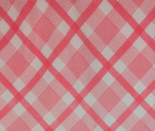 Load image into Gallery viewer, Pink and White Check Tablecloth