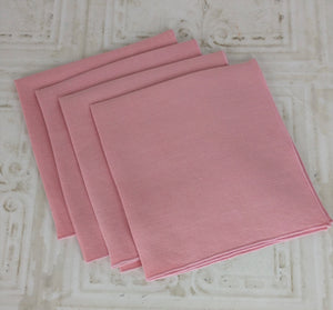 Rose Colored Linen Napkins