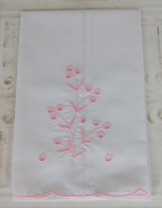 Pink Eyelet Napkins