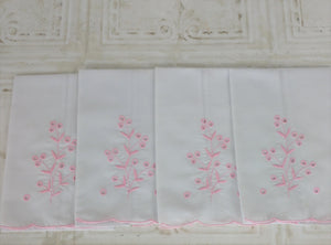 Pink Eyelet Napkins