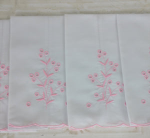 Pink Eyelet Napkins