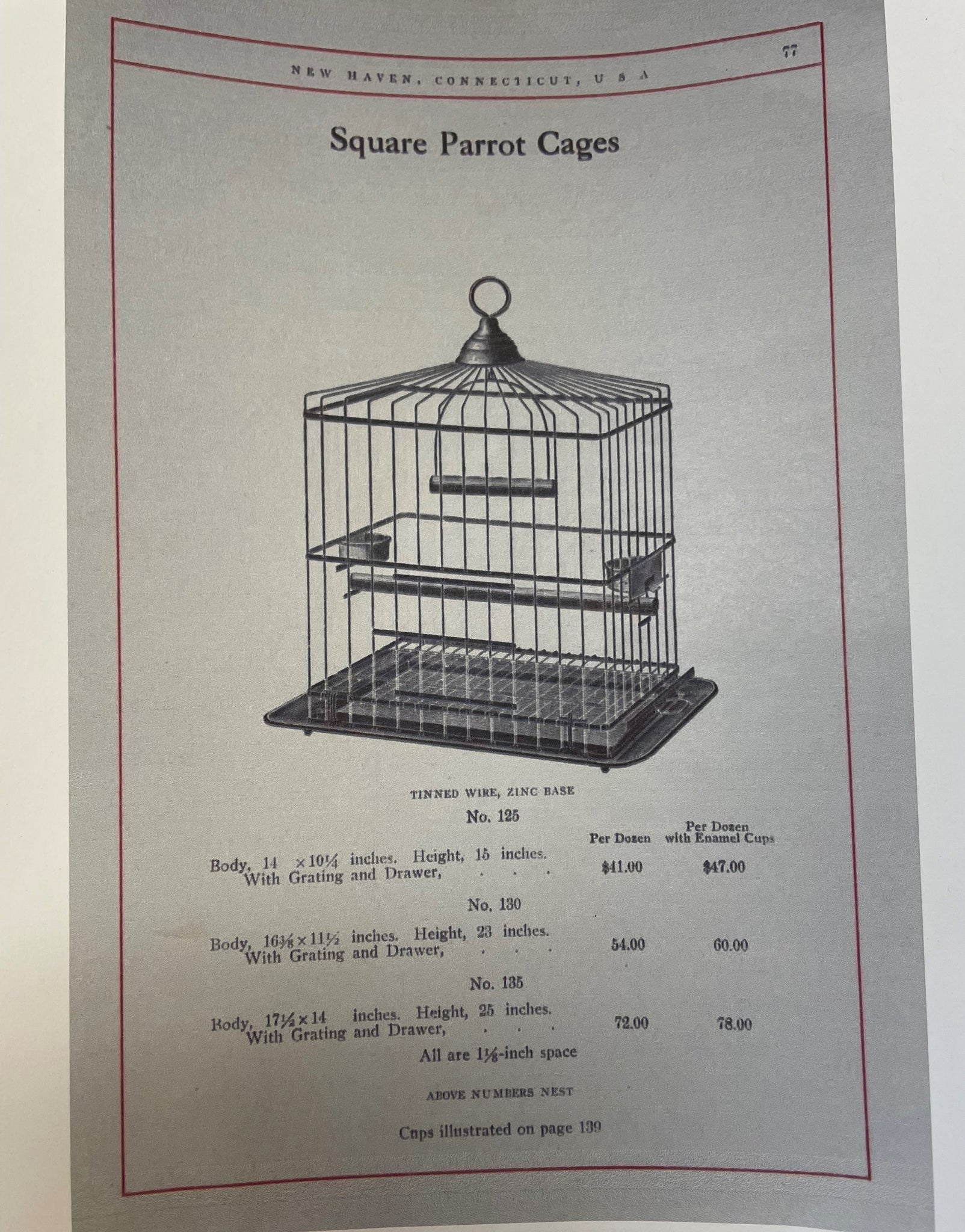 Hendryx Parrot Bird Cage – Fluffernutter Vintage
