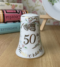 Load image into Gallery viewer, Vintage Lefton Porcelain Saltshaker 50th Anniversary Replacement