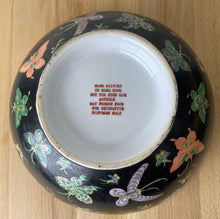 Load image into Gallery viewer, Petals Hand Painted Porcelain Botanical Bowl, Made in Hong Kong