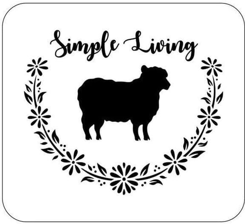 JRV - Simple Living Stencil