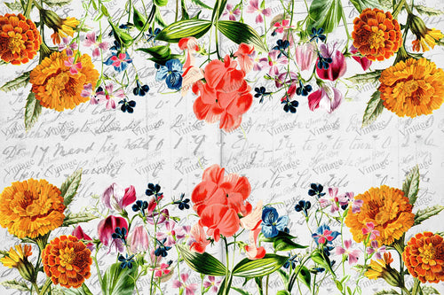 JRV Summer Flower Garden Tissue Paper