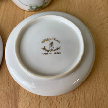 Load image into Gallery viewer, Soko China Demitasse Cup &amp; Saucers, Hand Painted Wisteria Design
