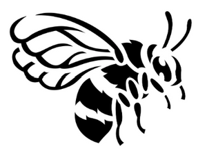 JRV - Bees Stencil