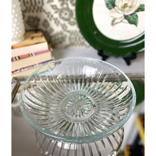 Load image into Gallery viewer, Vintage E O Brody Company Glass Ribbed Bowl, Made Cleveland OH, Vintage Cut Glass Serving Bowl, Shabby Chic Decor