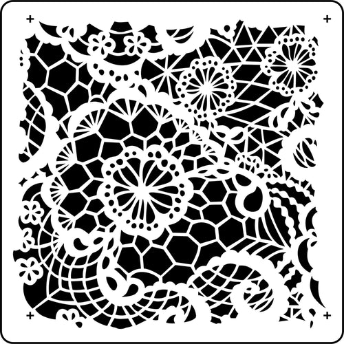 JRV - Cottage Lace Stencil