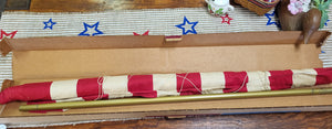 RACO 50 Star Outdoor Flag and Pole Set - Vintage