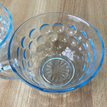 Load image into Gallery viewer, Set of 2 Vintage Anchor Hocking Blue Bubble Tea Cups