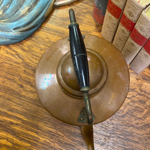 Vintage Portuguese Copper Kettle Teapot Wood Handle