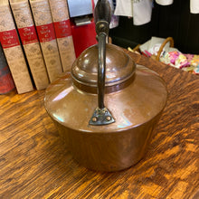 Load image into Gallery viewer, Vintage Portuguese Copper Kettle Teapot Wood Handle