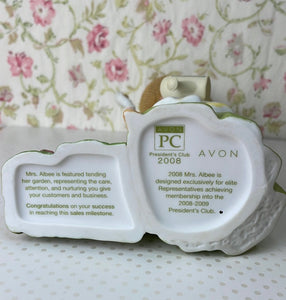 Avon Porcelain Figurine - Mrs. Albee 2008 President's Club Award