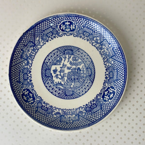 Vintage Japan Blue Willow Transferware Bread Plates - Set of 2