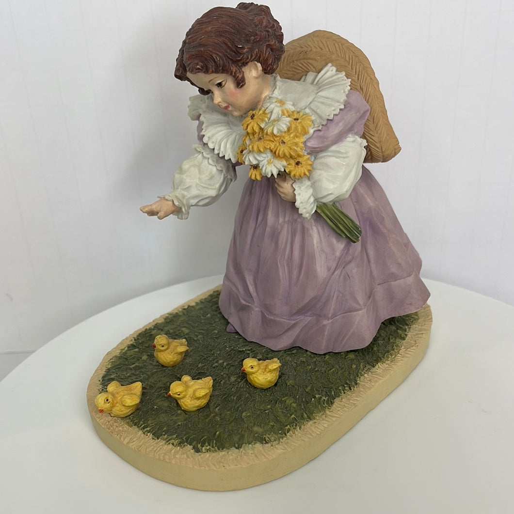 Maud Humphrey Figurine - The Mother of Humphrey Bogart, Little Chickadees Limited Edition H1306
