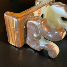 Load image into Gallery viewer, Vintage Two-piece Porcelain Figurine of a Man Playing a Harpsichord/Piano Hand-Painted Made in Occupied Japan
