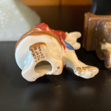 Load image into Gallery viewer, Vintage Two-piece Porcelain Figurine of a Man Playing a Harpsichord/Piano Hand-Painted Made in Occupied Japan