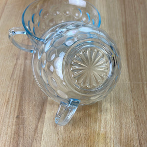 Set of 2 Vintage Anchor Hocking Blue Bubble Tea Cups