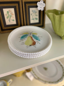 Westmoreland Fruit Motif Dessert Plates