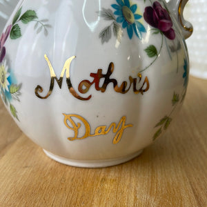 Tilso Japan Floral Porcelain Mother's Day Pitcher