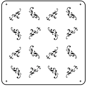 JRV - French Trellis Stencil
