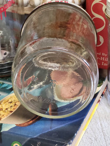 Anchor Hocking Glass 1960s Peter Pan Peanut Butter Jar
